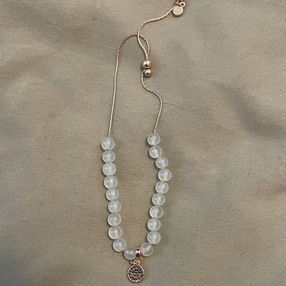 Jewelry - Frosted Bead Bracelet/Anklet